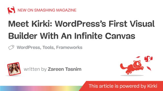 Revolutionizing Website Design: Introducing Kirki's Infinite Canvas