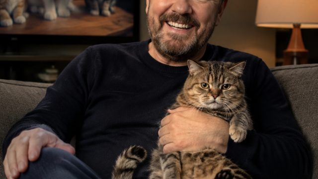 Ricky Gervais Unleashes Hilarious Cat-Themed Series on Netflix